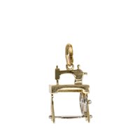 Vicenza - Piazzetta Palladio 2 - Anhänger Soprana Gioielleria in Gelbgold 324 H3 MACCHINA CUCIRE - 324 H3 MACCHINA CUCIRE